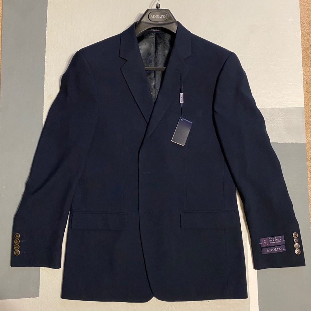 Adolfo Men’s Navy Blazer